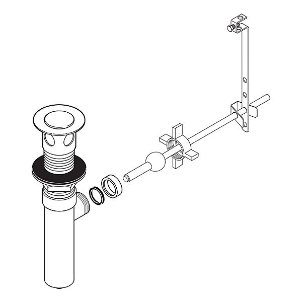 RP38958SS Delta Popup Bathroom Sink Drain & Reviews Wayfair